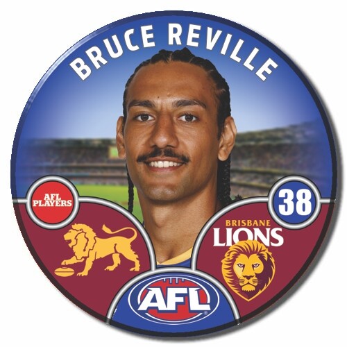 Brisbane Lions 2025 Player Pin Badge - REVILLE