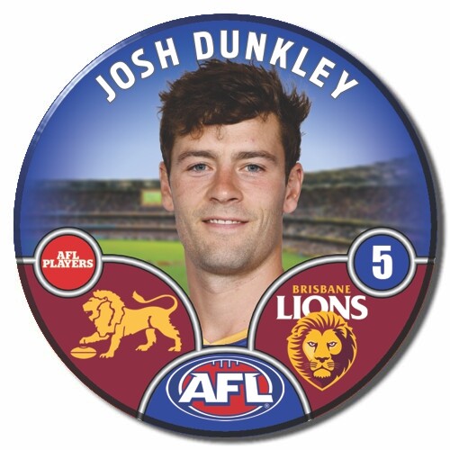 Brisbane Lions 2025 Player Pin Badge - DUNKLEY
