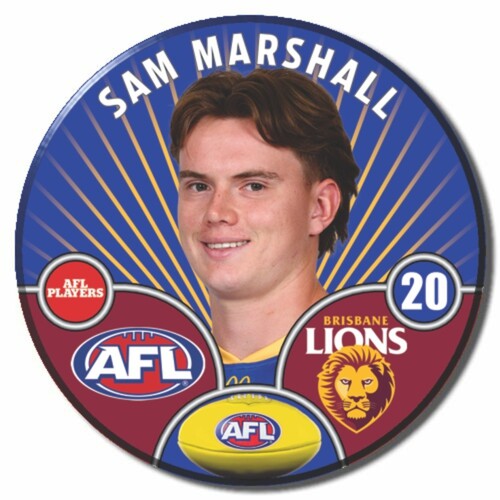 Brisbane Lions 2026 Player Pin Badge - MARSHALL