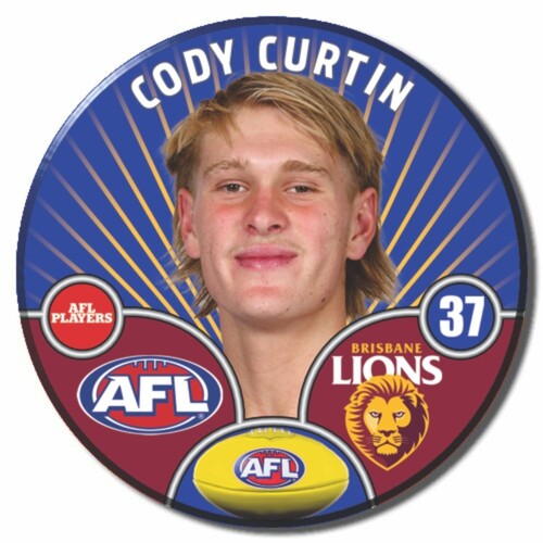 Brisbane Lions 2026 Player Pin Badge - CURTIN