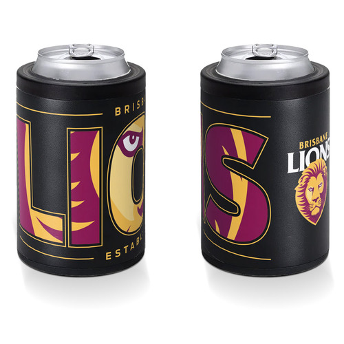 Brisbane Lions Insulated S/Steel Stubby Holder