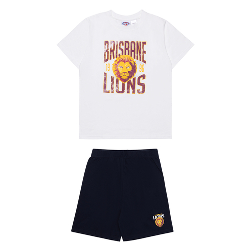 Brisbane Lions Kids Summer Pyjamas
