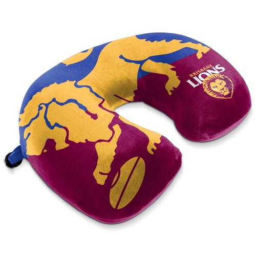 Brisbane Lions Travel Pillow