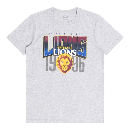 Brisbane Lions Youths Grey Supporter Tee