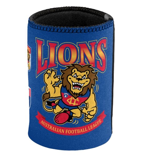 Brisbane Lions Retro Stubby Holder