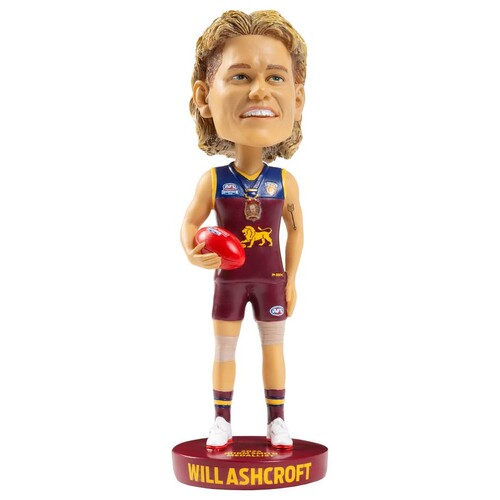 Brisbane Lions 2024 Norm Smith Medalist Will Ashcroft Bobblehead