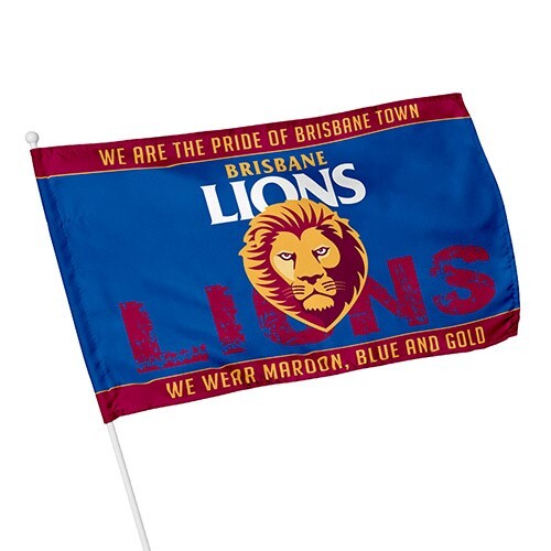 Brisbane Lions Kids Supporter Flag