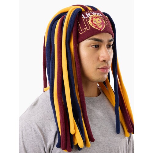 Brisbane Lions Supporter Dreadlock Beanie
