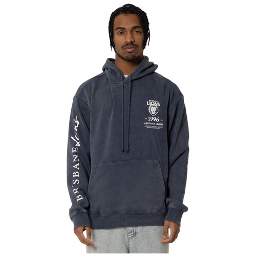 Brisbane Lions Mens Acid Wash Hoodie