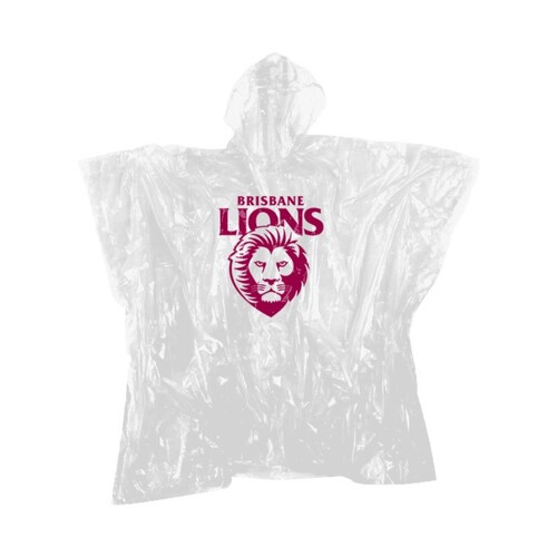 Brisbane Lions Plastic Poncho