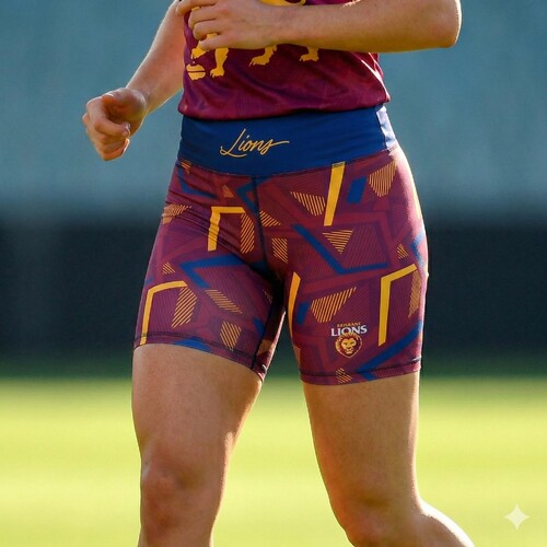 Brisbane Lions Womens Voltra Exercise Shorts 