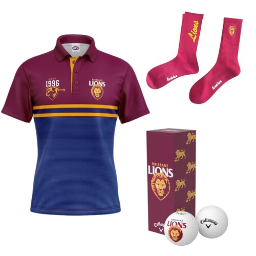 Brisbane Lions Game Day Ready Golf Bundle