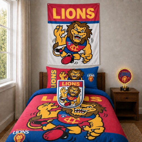 Brisbane Lions Dream Team Bedroom Pack