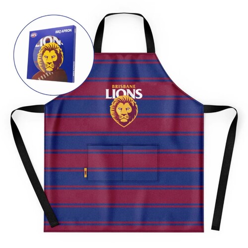 Brisbane Lions Snagged BBQ Apron