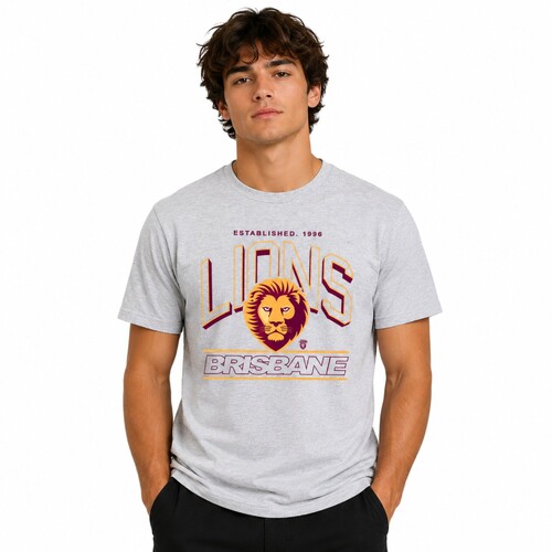 Brisbane Lions Mens Arch Stack Tee 
