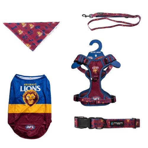 Brisbane Lions Dog Bundle