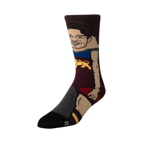 Brisbane Lions Lachie Neale Adults Nerd Socks