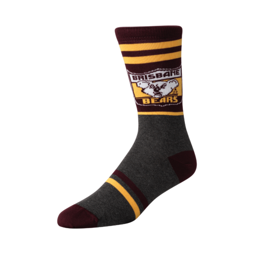 Brisbane Bears Retro Shield Mens Socks