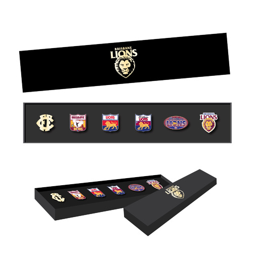 Brisbane Lions Pin Set Gift Box