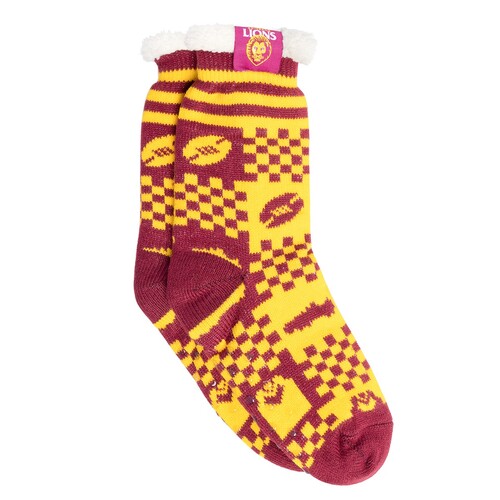 Brisbane Lions Sherpie Socks