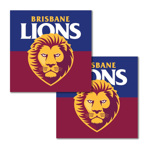 Brisbane Lions Party Napkins Pkt of 16
