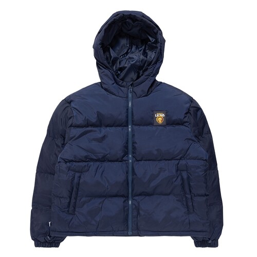 Brisbane Lions Womens Hooded Puffa Jacket