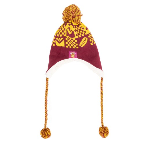 Brisbane Lions Sherpie Beanie