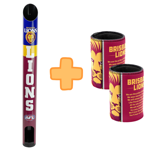 Brisbane Lions Stubby Holder Dispenser Bonus Pack