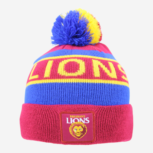 Brisbane Lions Youths Bar Beanie