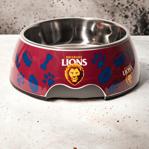 Brisbane Lions Dog Bowl