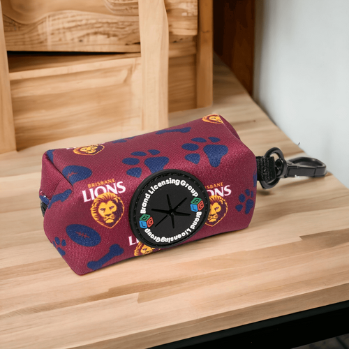 Brisbane Lions Dog Poop Bag Holder