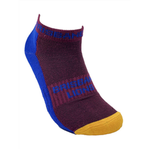 Brisbane Lions Sport Ankle Socks 