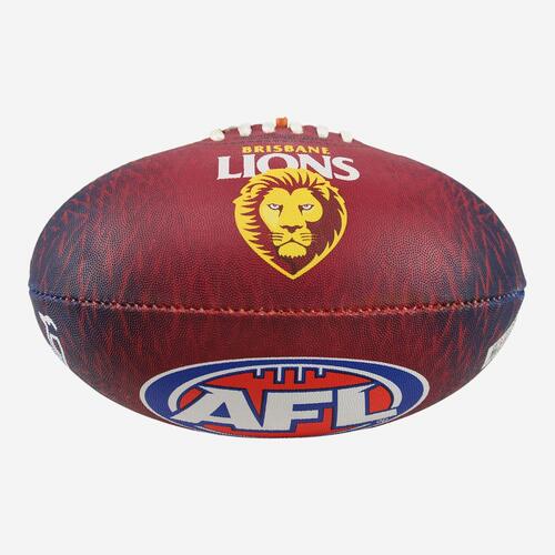Brisbane Lions Aura Size 3 Synthetic Football