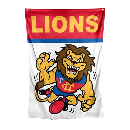 Brisbane Lions Retro Wall Flag