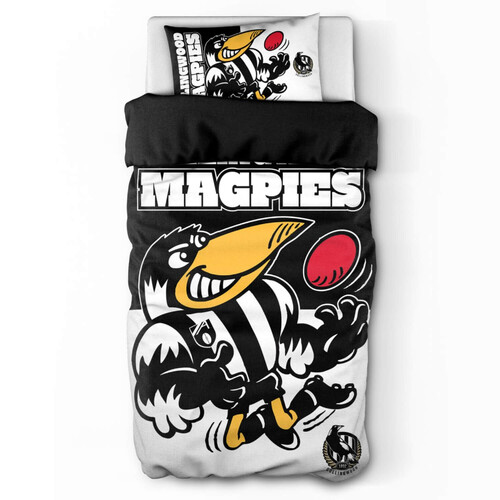 Collingwood Magpies Single Doona Cover