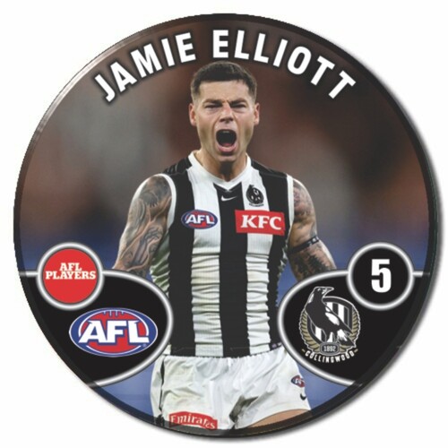 Collingwood Magpies 2026 Player Action Badge - ELLIOTT