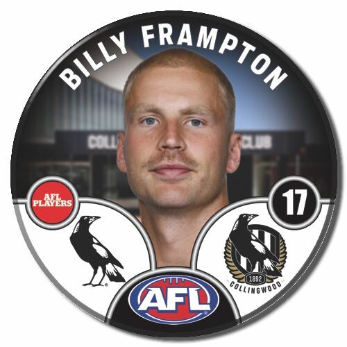 Collingwood Magpies 2025 Player Pin Badge - FRAMPTON