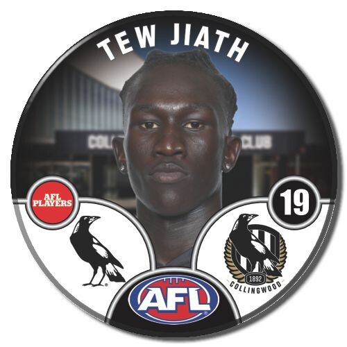 Collingwood Magpies 2025 Player Pin Badge - JIATH