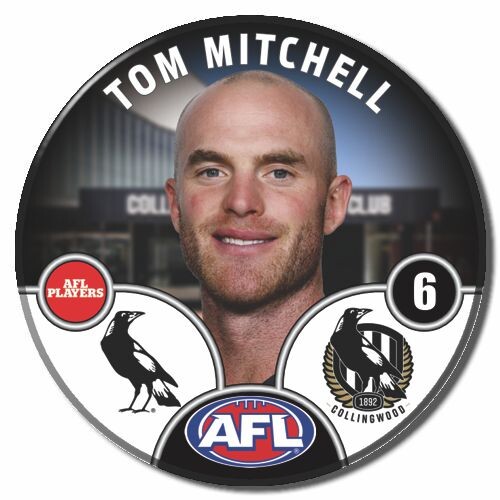 Collingwood Magpies 2025 Player Pin Badge - MITCHELL