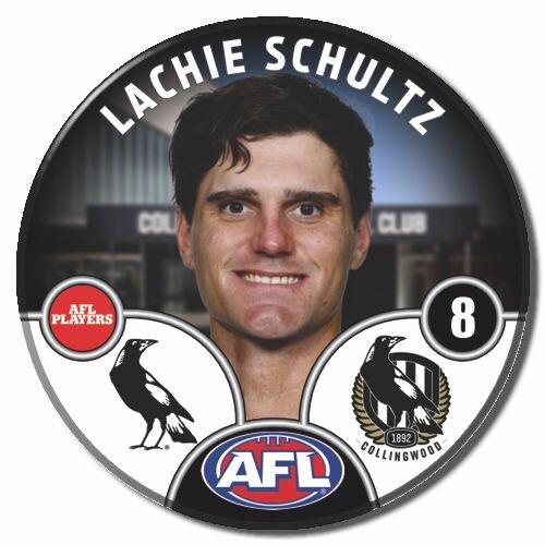 Collingwood Magpies 2025 Player Pin Badge - SCHULTZ