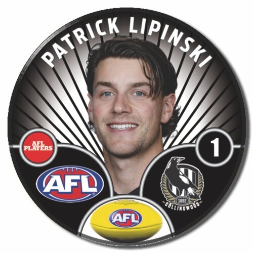 Collingwood Magpies 2026 Player Pin Badge - LIPINSKI