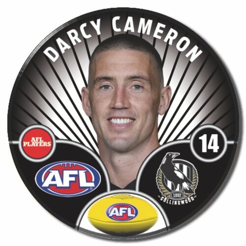 Collingwood Magpies 2026 Player Pin Badge - CAMERON