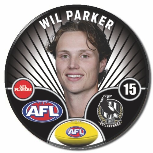 Collingwood Magpies 2026 Player Pin Badge - PARKER