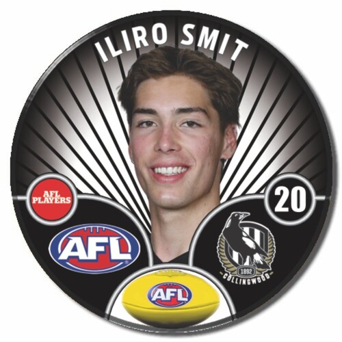 Collingwood Magpies 2026 Player Pin Badge - SMIT