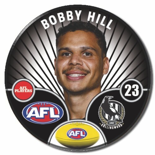 Collingwood Magpies 2026 Player Pin Badge - HILL