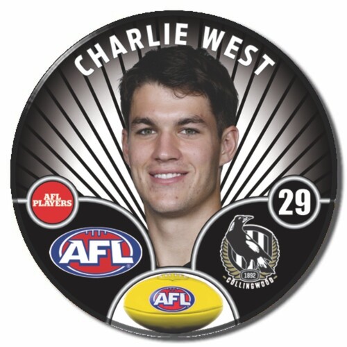 Collingwood Magpies 2026 Player Pin Badge - WEST