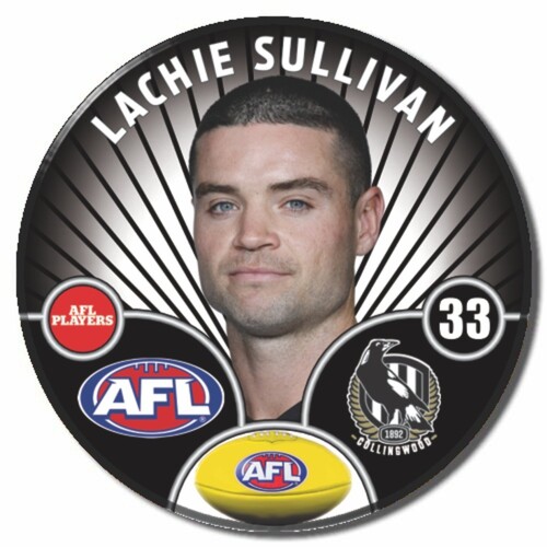 Collingwood Magpies 2026 Player Pin Badge - SULLIVAN