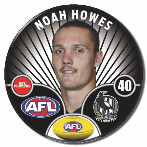 Collingwood Magpies 2026 Player Pin Badge - HOWES