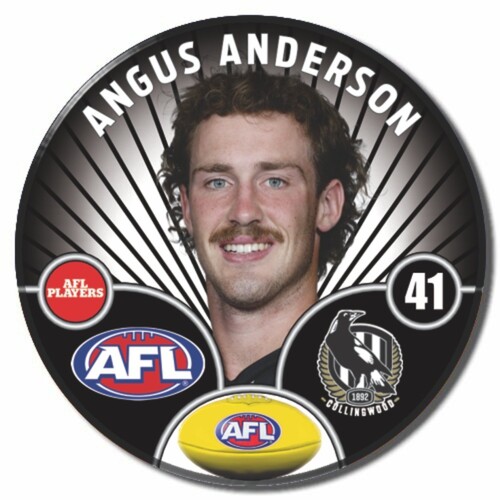 Collingwood Magpies 2026 Player Pin Badge - ANDERSON