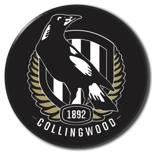 Collingwood Magpies 2026 Metal Pin Badge - LOGO